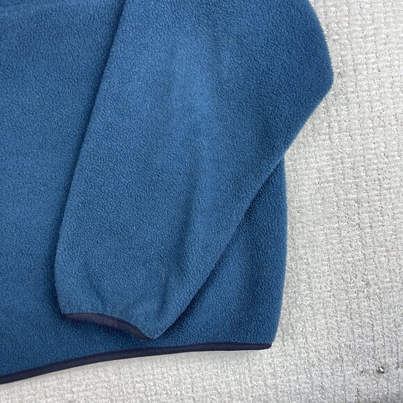 Vintage Woolrich Fleece Blue XL 90s Snap T USA Made Green Jacket Women Oversized - Picture 6 of 16